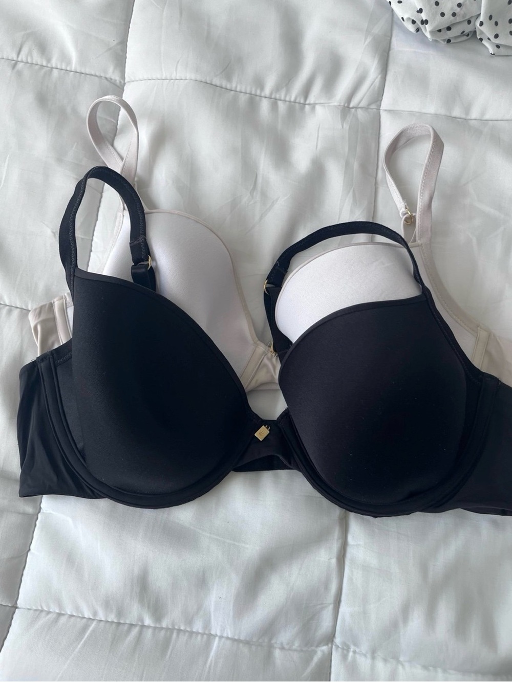 Triumph Black & White Smooth Padded Bra